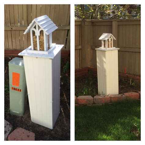 electric box ideas|diy utility box cover ideas.